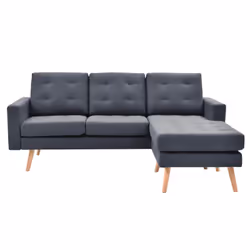 Altobuy 3663738022958 canapé 3 siège(s) Gris - Vue supplémentaire 4