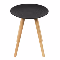 Altobuy - kapi - Tables Gigognes Noires Motif Pois en Relief - Noir - Vue supplémentaire 8