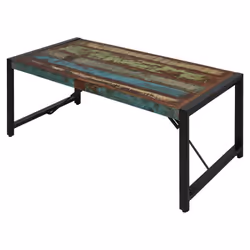 Altobuy 3663738026598 Table à café, latérale et de salon Table basse Forme rectangulaire