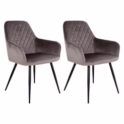 Altobuy 3663738027120, Fauteuil, Velours, Viby, 650 mm, 570 mm, 870 mm