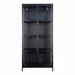 Altobuy 3663738028103, Acier, Noir, 2 portes(s), 800 mm, 350 mm, 1750 mm