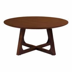 Altobuy 3663738028202, Table basse, Forme arrondie, Marron