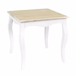 Altobuy 3663738028417, Table basse, Forme carrée, Blanc