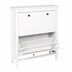 Altobuy - martika - Meuble à Chaussures 2 Portes Blanc - Vue supplémentaire 5