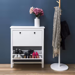 Altobuy - martika - Meuble à Chaussures 2 Portes Blanc - Vue supplémentaire 6