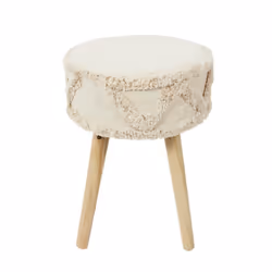 Altobuy 3663738030007, Polyester, Beige, Panneau de fibres à densité moyenne, Métal, Intérieure, Skully