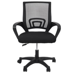 Altobuy - walter - Fauteuil de Bureau sur Roulettes Noir Tissu Mesh - Noir