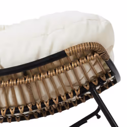 Merida - Fauteuil à Bascule Blanc avec Assise Capitonnée - Vue supplémentaire 5