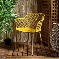 Altobuy 3663738030441 ensemble de meubles de jardin Jaune