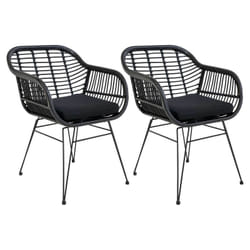 Altobuy 3663738030878 ensemble de meubles de jardin Noir