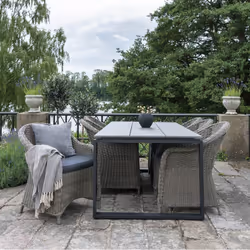 Altobuy 3663738030984 table de jardin Gris
