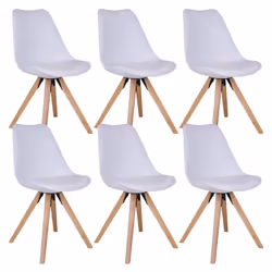 Altobuy 3663738031554, Simili-cuir, Blanc, Bois, Bois, Intérieure, Nibben