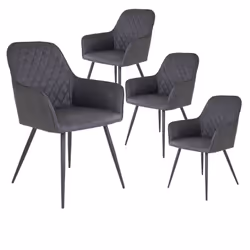 Altobuy 3663738031769, Fauteuil, Simili-cuir, Viby, 650 mm, 570 mm, 870 mm
