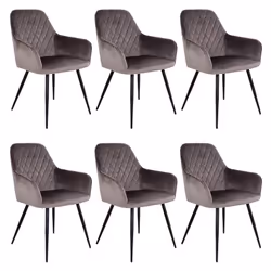 Altobuy 3663738031813, Fauteuil, Velours, Viby, 650 mm, 570 mm, 870 mm