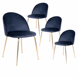 Altobuy 3663738032001, Velours, Bleu, Métal, Acier, Intérieure, Meyrin