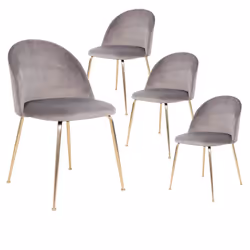 Altobuy 3663738032025, Velours, Gris, Métal, Métal, Intérieure, Meyrin