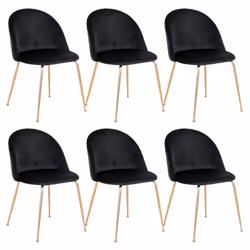 Altobuy 3663738032056, Velours, Noir, Métal, Métal, Intérieure, Meyrin