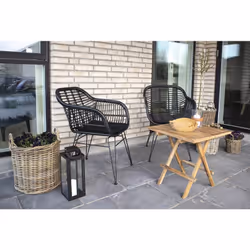 Altobuy 3663738032445 ensemble de meubles de jardin Noir