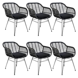 Altobuy 3663738032452 ensemble de meubles de jardin Noir