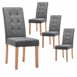 Altobuy 3663738032735, Tissu, Gris, Bois, Bois, Intérieure, Boston