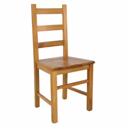 Altobuy - orta - Lot de 6 Chaises Teinté Chêne et Assises en Bois