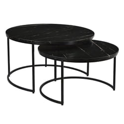Altobuy 3663738040105 Table à café, latérale et de salon Forme arrondie