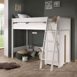 Altobuy NASH WHITE, Armoire, Adultes, Belgique, 2100 mm, 1600 mm, 1125 mm