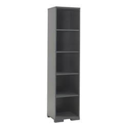Altobuy - nash dark - Bibliothèque 5 Niveaux Anthracite