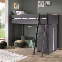 Altobuy NASH DARK, Armoire, Adultes, Belgique, 2100 mm, 1600 mm, 1125 mm