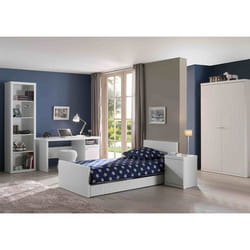CLEO - Chambre 90x200cm + Armoire + Pack Bureau