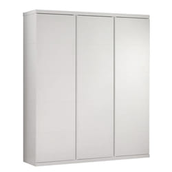Altobuy - debbie - Armoire 3 Portes Laquée Blanche