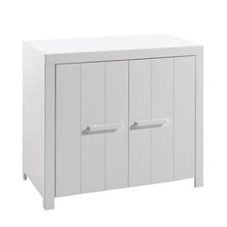 GASTON - Commode 2 Portes Laqué Blanc