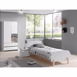 Altobuy BODHI WHITE 2 portes(s) Armoire - Vue supplémentaire 4