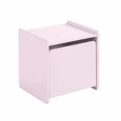 Altobuy 3663738043014, Table de chevet, Rose, Panneaux MDF, 400 mm, 360 mm, 410 mm