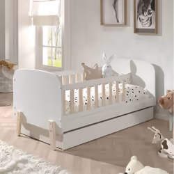 Altobuy - bodhi white - Tiroir pour Lit Junior 70x140cm