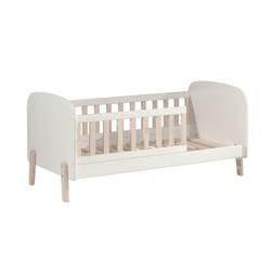 Bodhi white - Lit Junior 70x140cm Blanc avec Barrières - Blanc