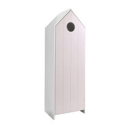 Havre - Armoire Cabane de Plage Rose 1 Porte - Rose