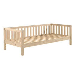 Yax - Lit Banquette 90x200cm en Pin Naturel - Naturel