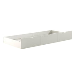 OLAF - Tiroir pour Lit 90x200cm Bois Laqué Blanc