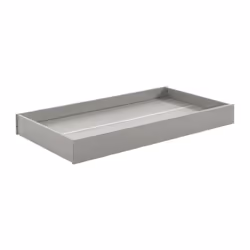 Altobuy - scope - Lit Junior 70x140cm Gris Barrières Verticales + Tiroir - Vue supplémentaire 4