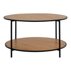 Altobuy 3663738046572 Table à café, latérale et de salon Table basse Forme arrondie