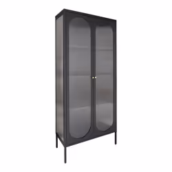 Altobuy 3663738046756, Acier, Noir, 2 portes(s), 350 mm, 800 mm, 1800 mm