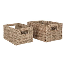 Altobuy - altamar - Lot de 2 Panières Rectangulaires en Jonc de Mer