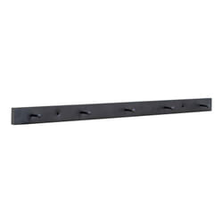 Harald - Portemanteau 5 Patères Acier Noir - Noir