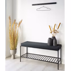 Harald - Portemanteau 5 Patères Acier Noir - Noir
