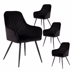 Altobuy 3663738048354, Fauteuil, Velours, Viby, 650 mm, 570 mm, 870 mm