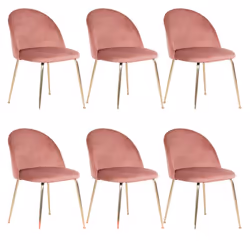Altobuy 3663738048552, Velours, Rose, Métal, Intérieure, Meyrin, 520 mm