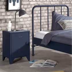 Altobuy 3663738049665 Table de nuit et table de chevet Bleu