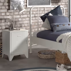 Altobuy 3663738049672 Table de nuit et table de chevet Blanc