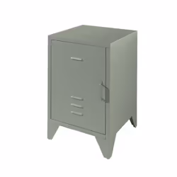 Altobuy 3663738049702, Table de chevet, Vert, Métal, 400 mm, 400 mm, 610 mm